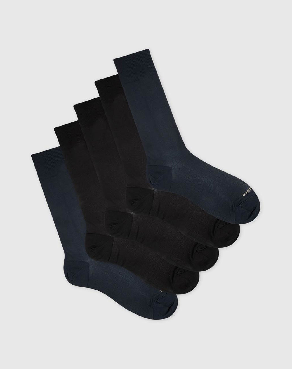 Medias hombre largas formales pack x5 surtido