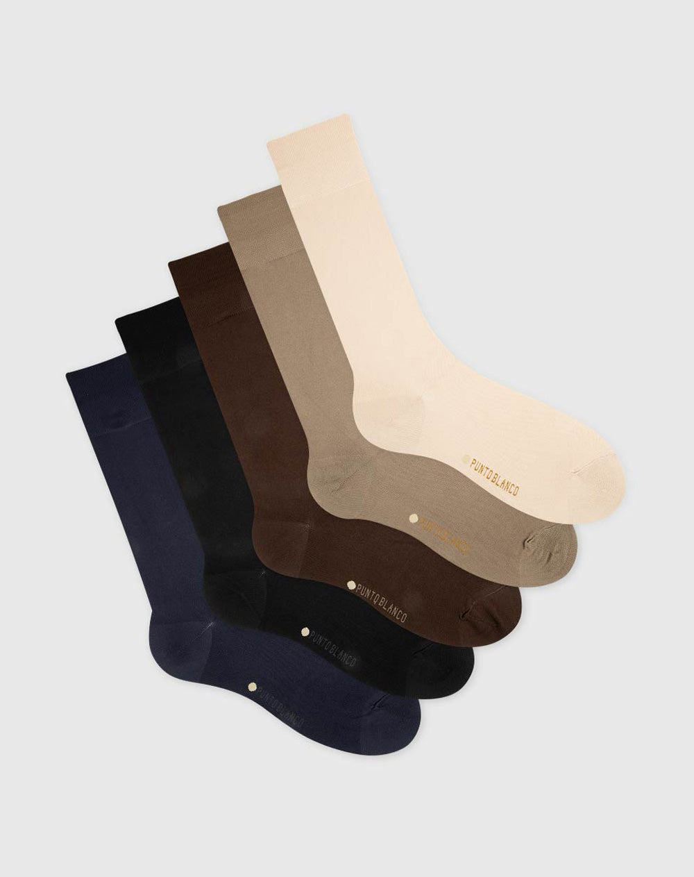 Medias hombre largas formales pack x5 surtido