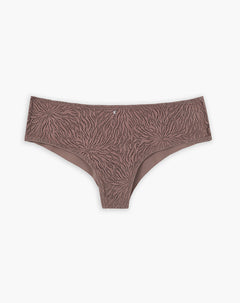 Panty cachetero en punto tiro medio cafe