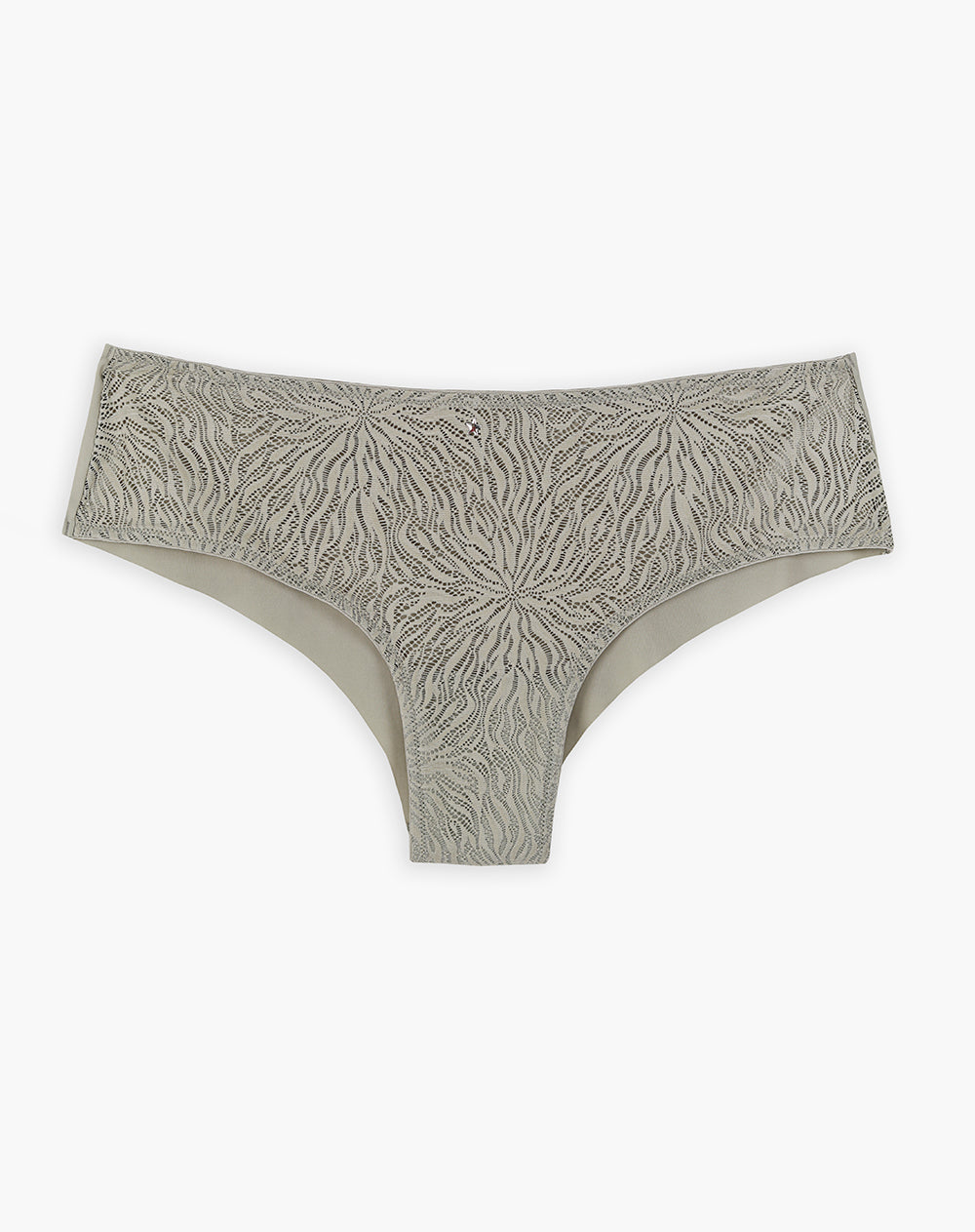 Panty cachetero microfibra encaje verde