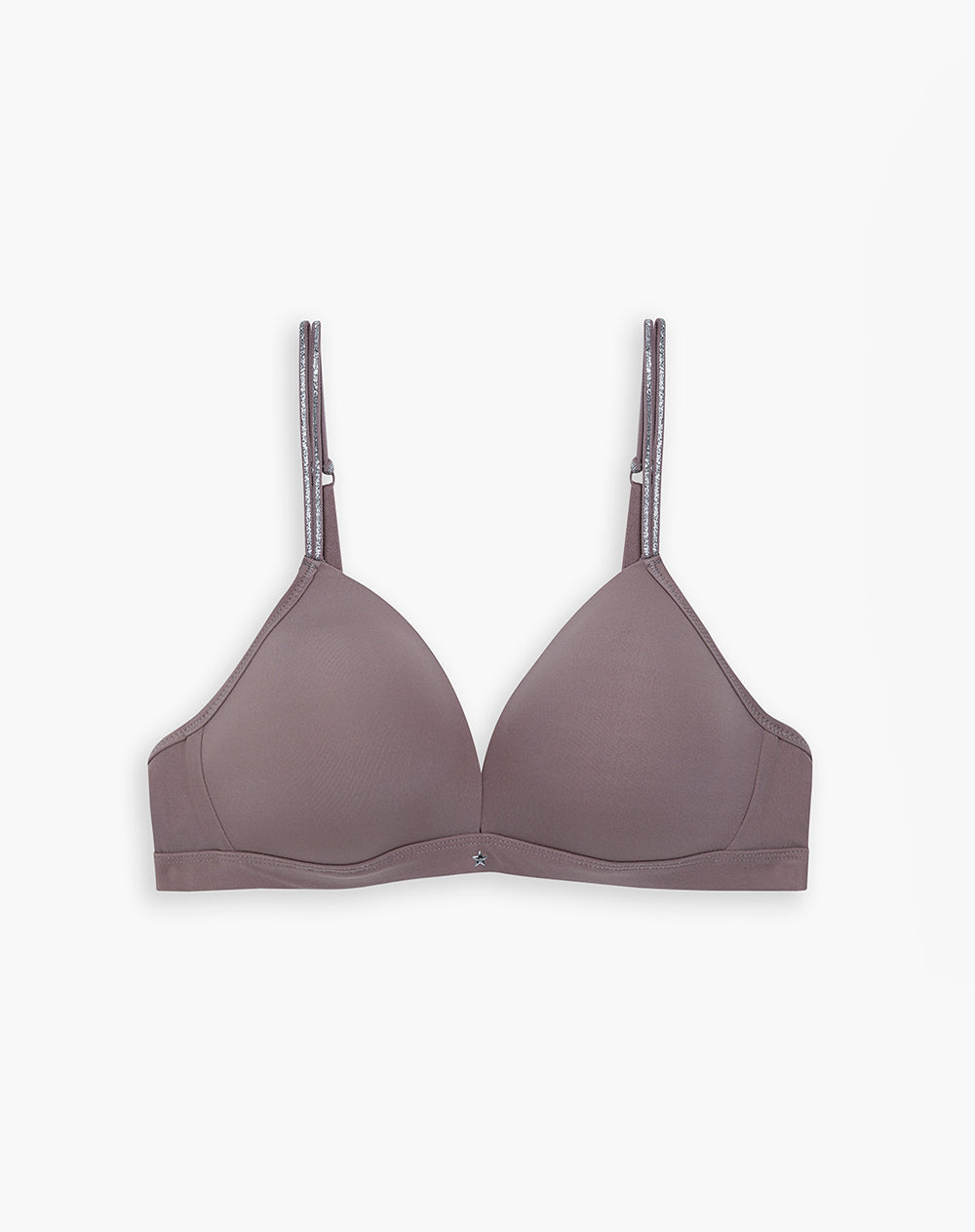 Brasier soporte medio microfibra sin arco café