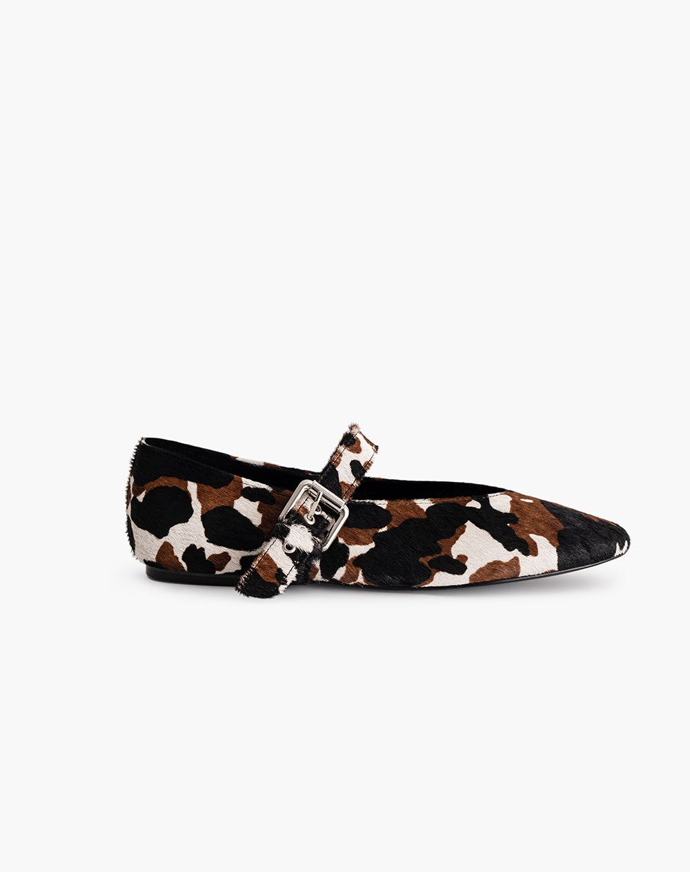 Baletas efecto piel print cuero mujer