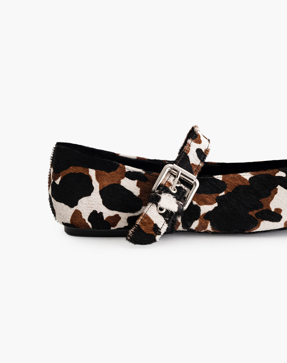 Baletas efecto piel print cuero mujer