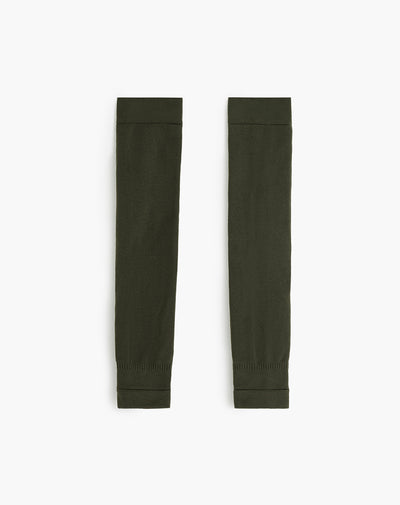 Mangas deportivas microfibra verde unisex