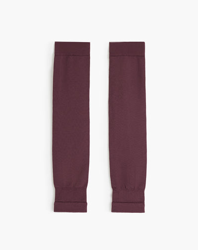 Mangas deportivas microfibra vino tinto unisex