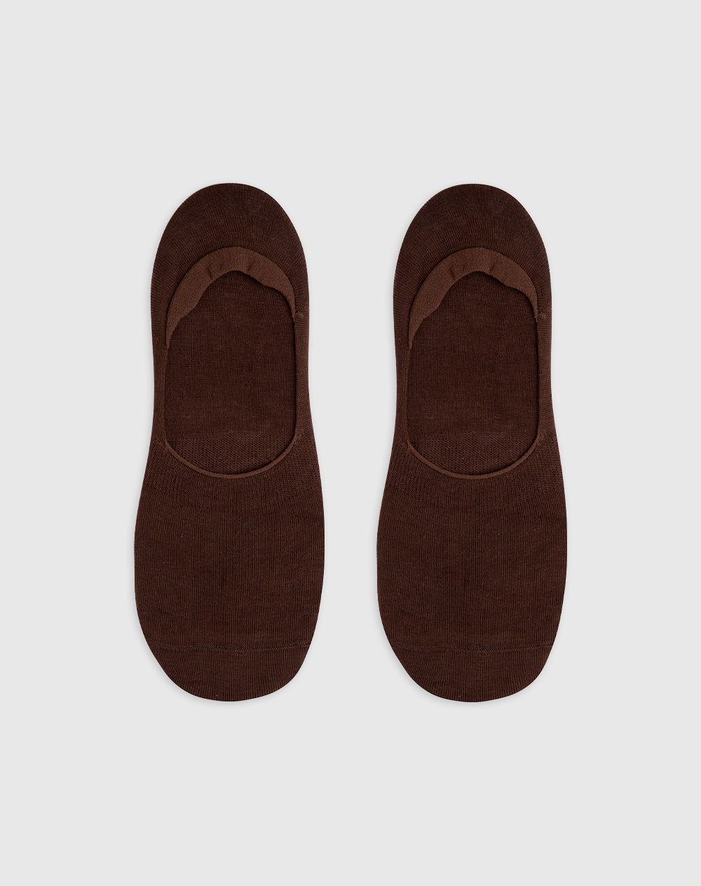 Medias mujer baletas antideslizante en talón café