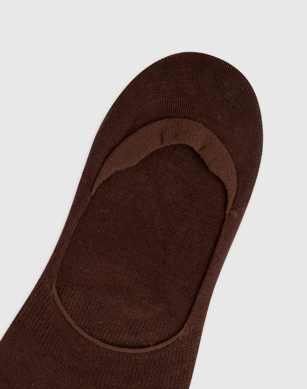 Medias mujer baletas antideslizante en talón café