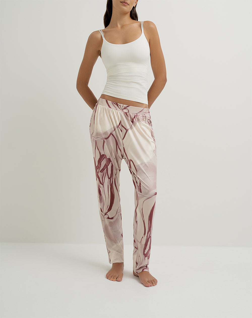 Pantalón de pijama mujer largo estampado