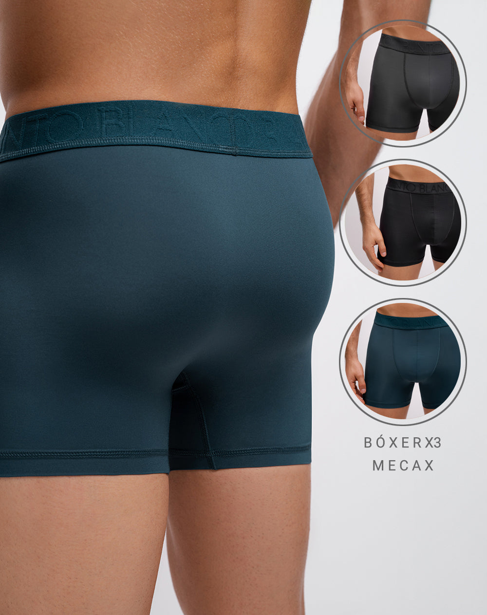 3 bóxers medio surtido