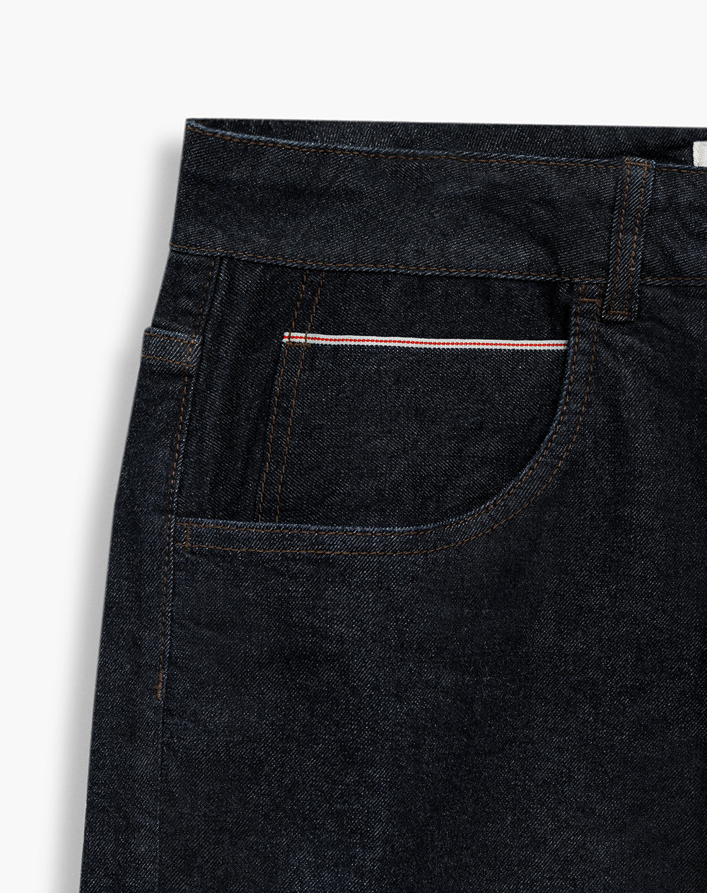 Jean slim fit tiro medio indigo oscuro