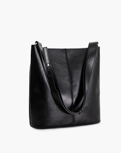 Bolso shopper grande negro mujer