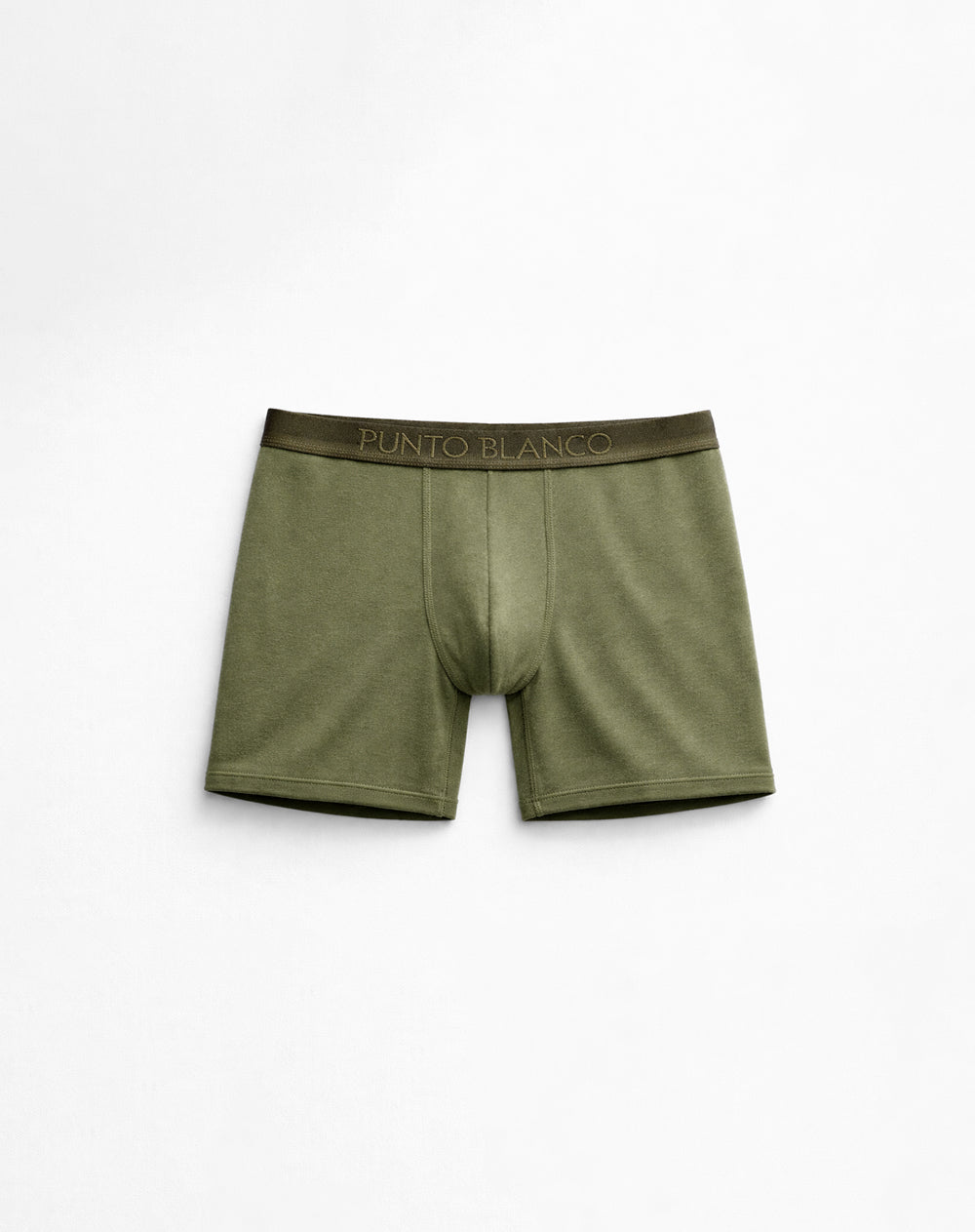 Bóxer medio panel reloj de arena verde