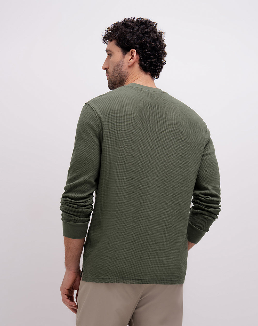 Camibuzo regular verde hombre