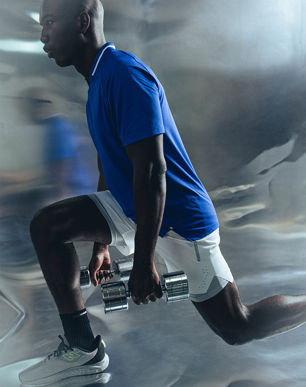 Pantaloneta deportiva ciclista interno blanco hombre