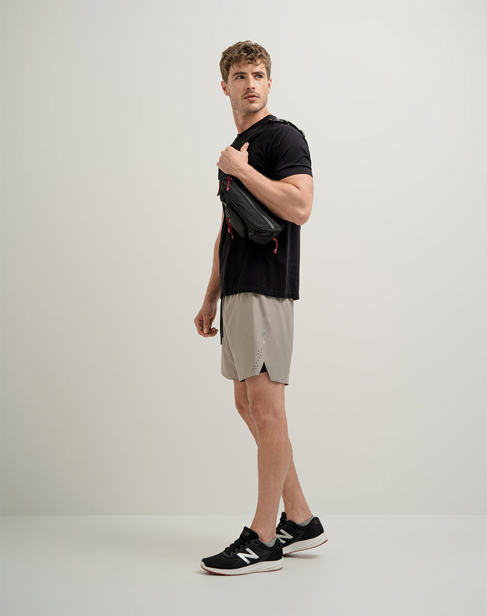 Pantaloneta deportiva ciclista interno cáfe hombre