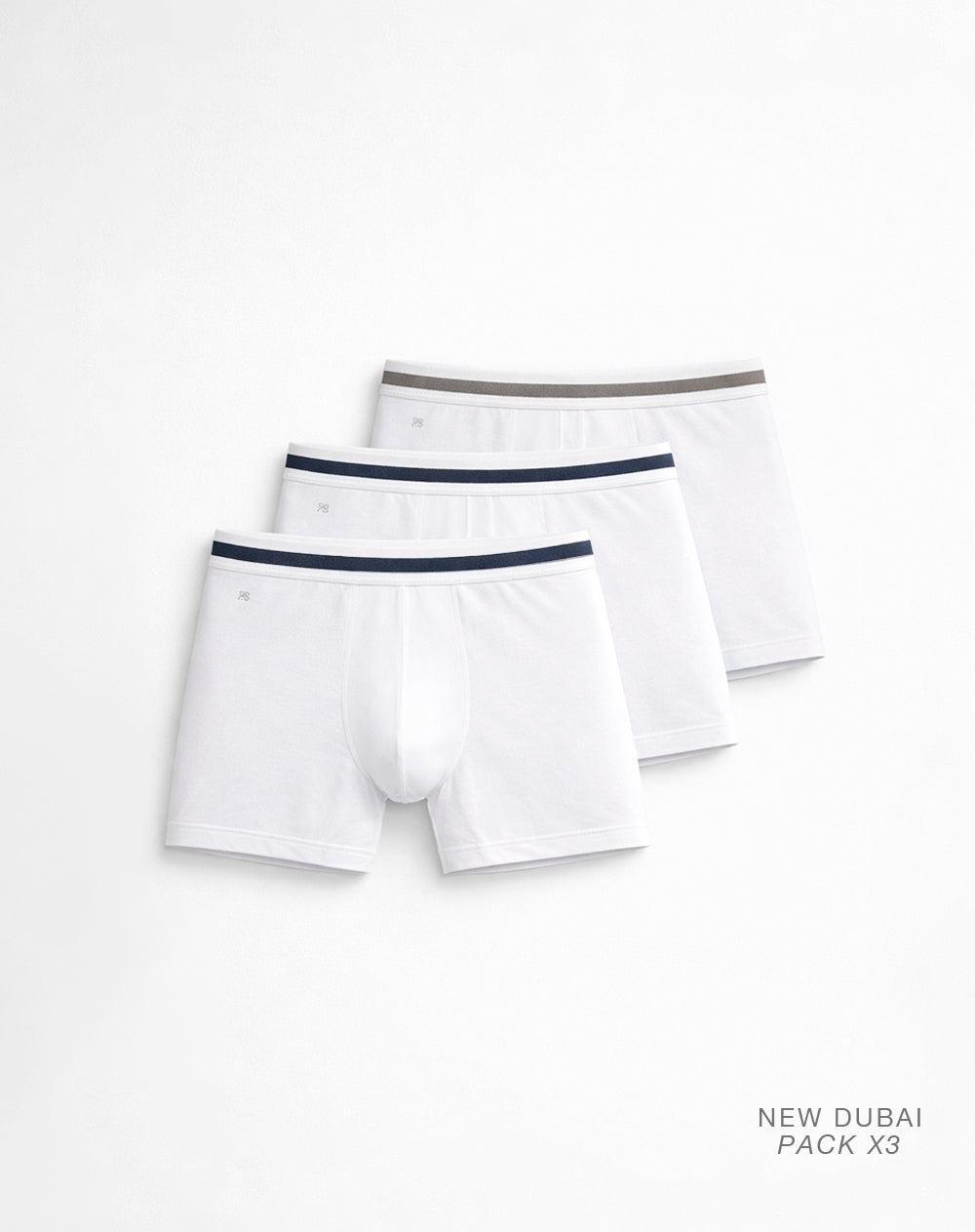 Bóxer medio panel amplio x3unds surtido