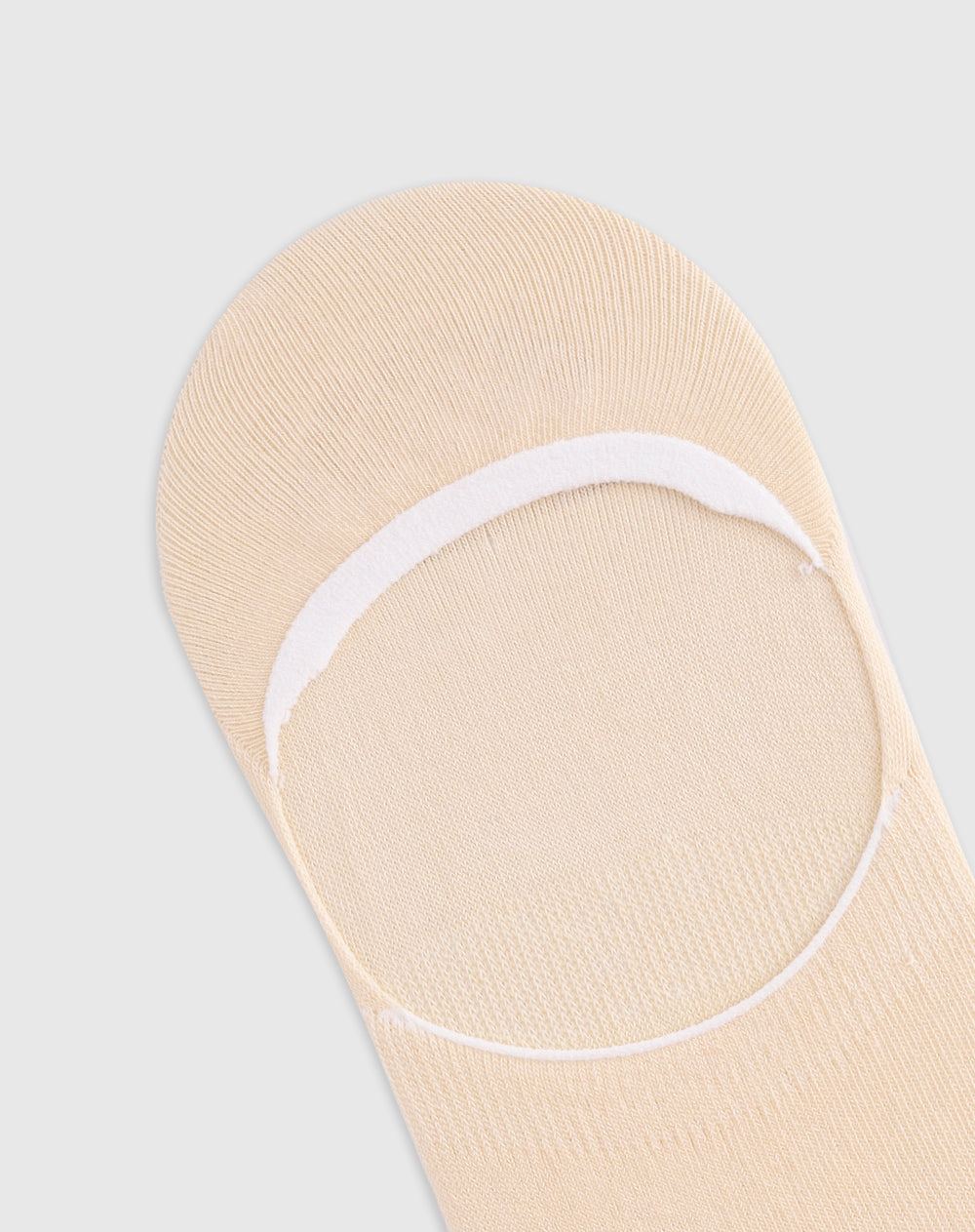 Medias mujer baleta antideslizante en talón amarillas