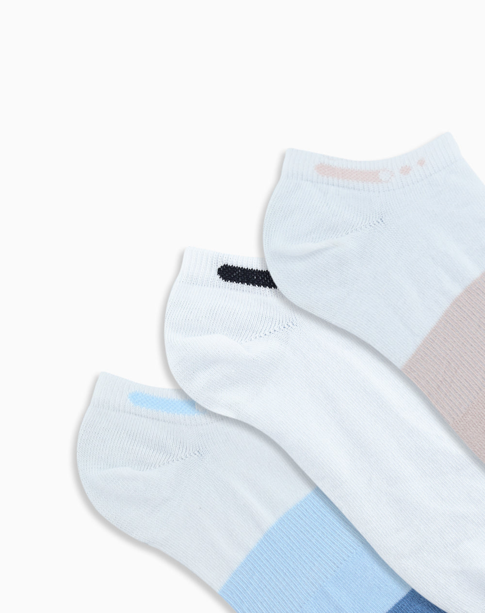 Medias deportivas mujer tobillera corta pack x3 surtido