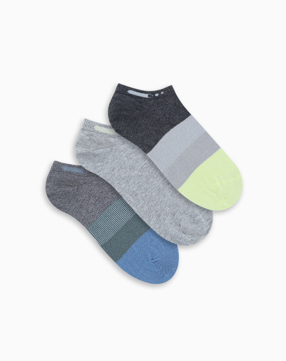 3 pares de medias tobilleras surtido