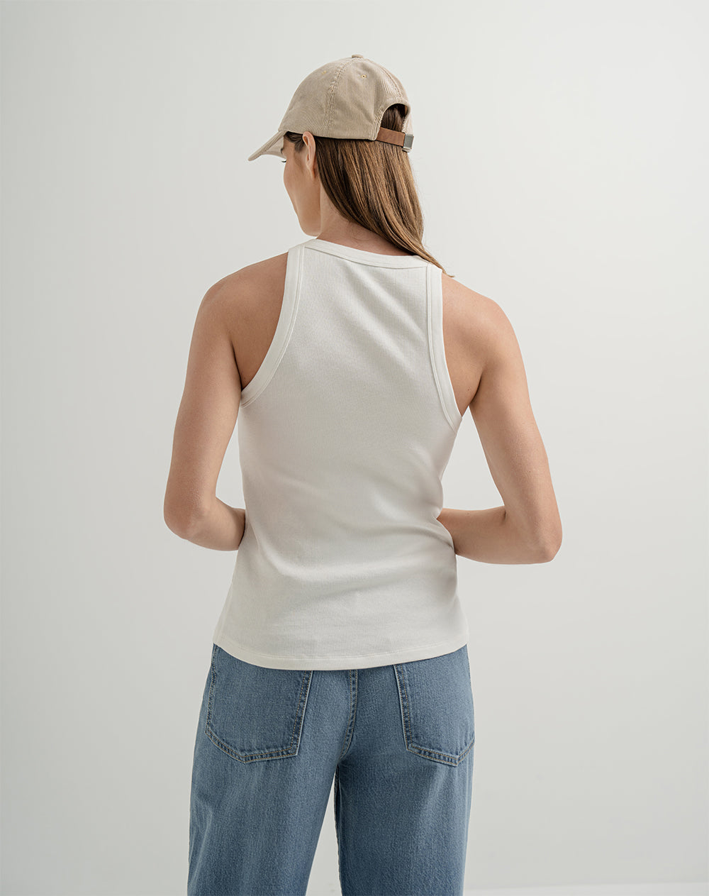 Camiseta esqueleto algodón blanca mujer