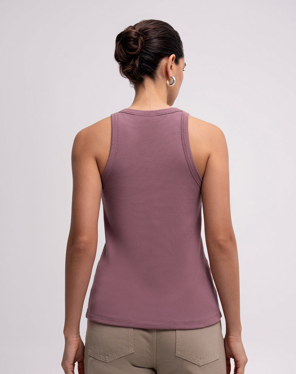 Camiseta esqueleto morada mujer