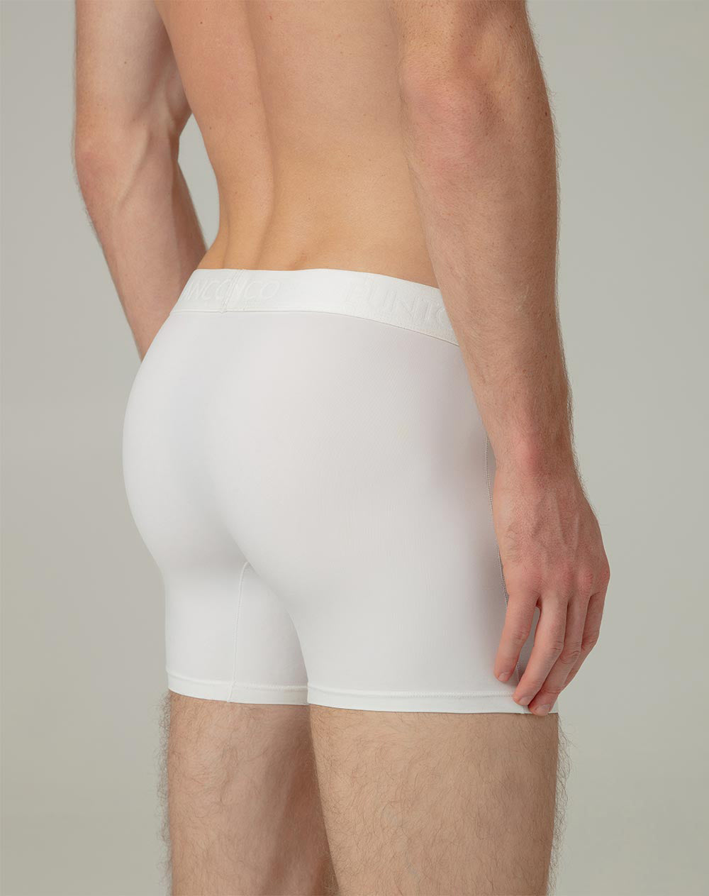 Bóxer deportivo medio microfibra x3unds blanco