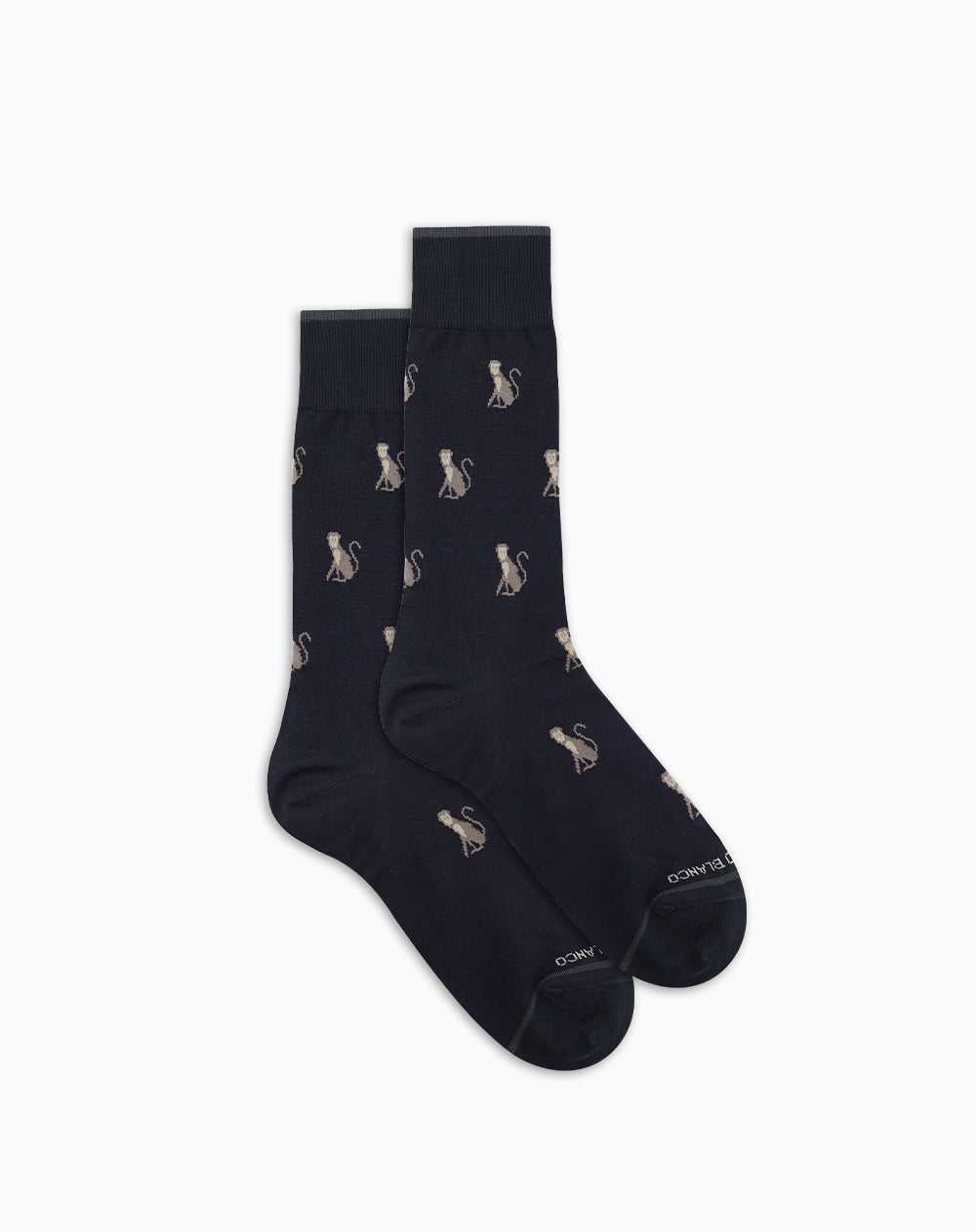 Medias hombre largas negras figura