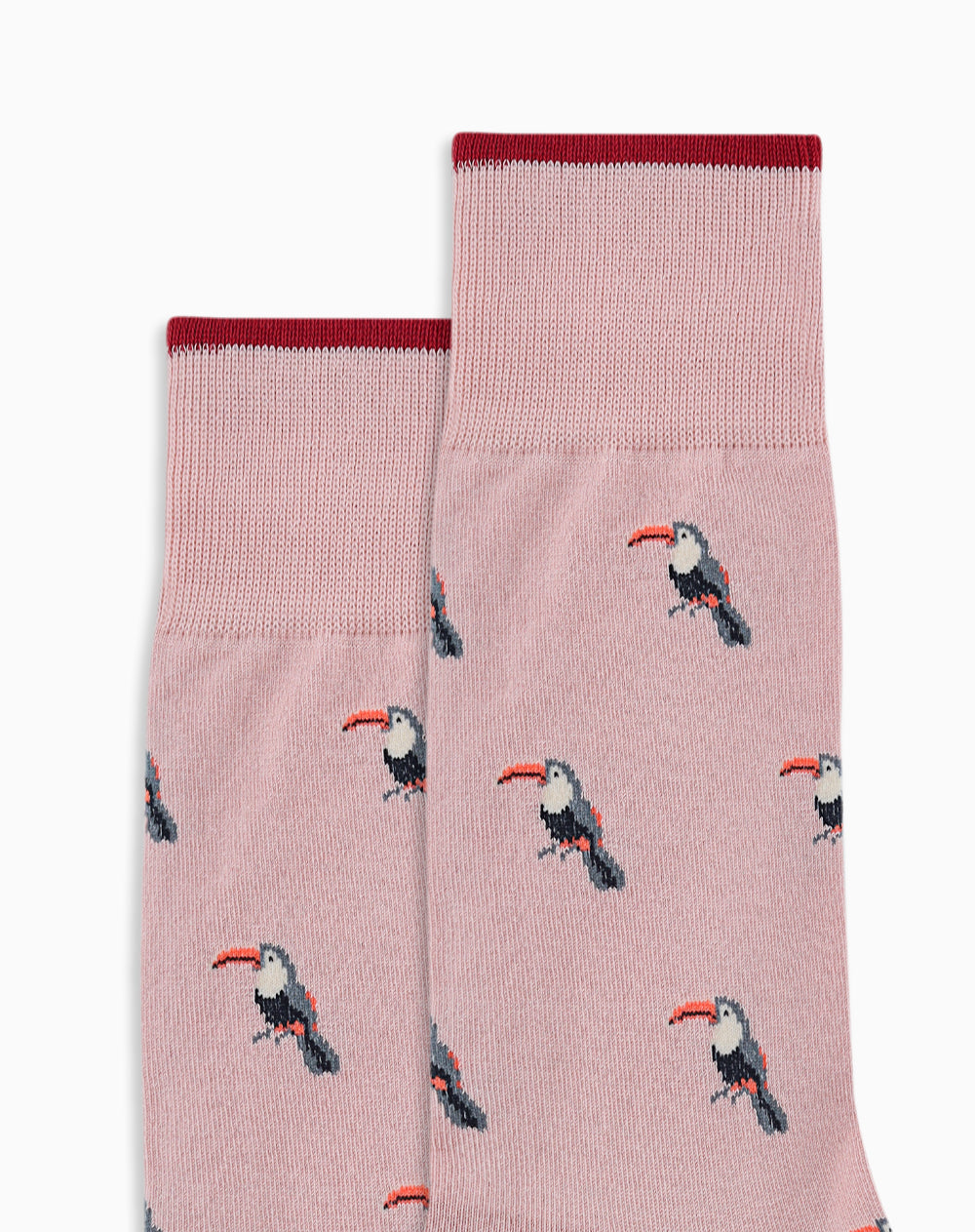 Medias hombre largas casual rosa figuras