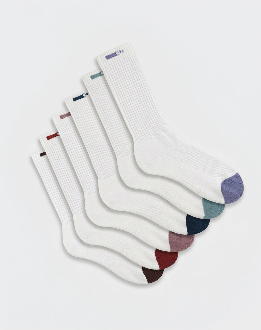 Medias deportivas largas unisex pack x6 surtido