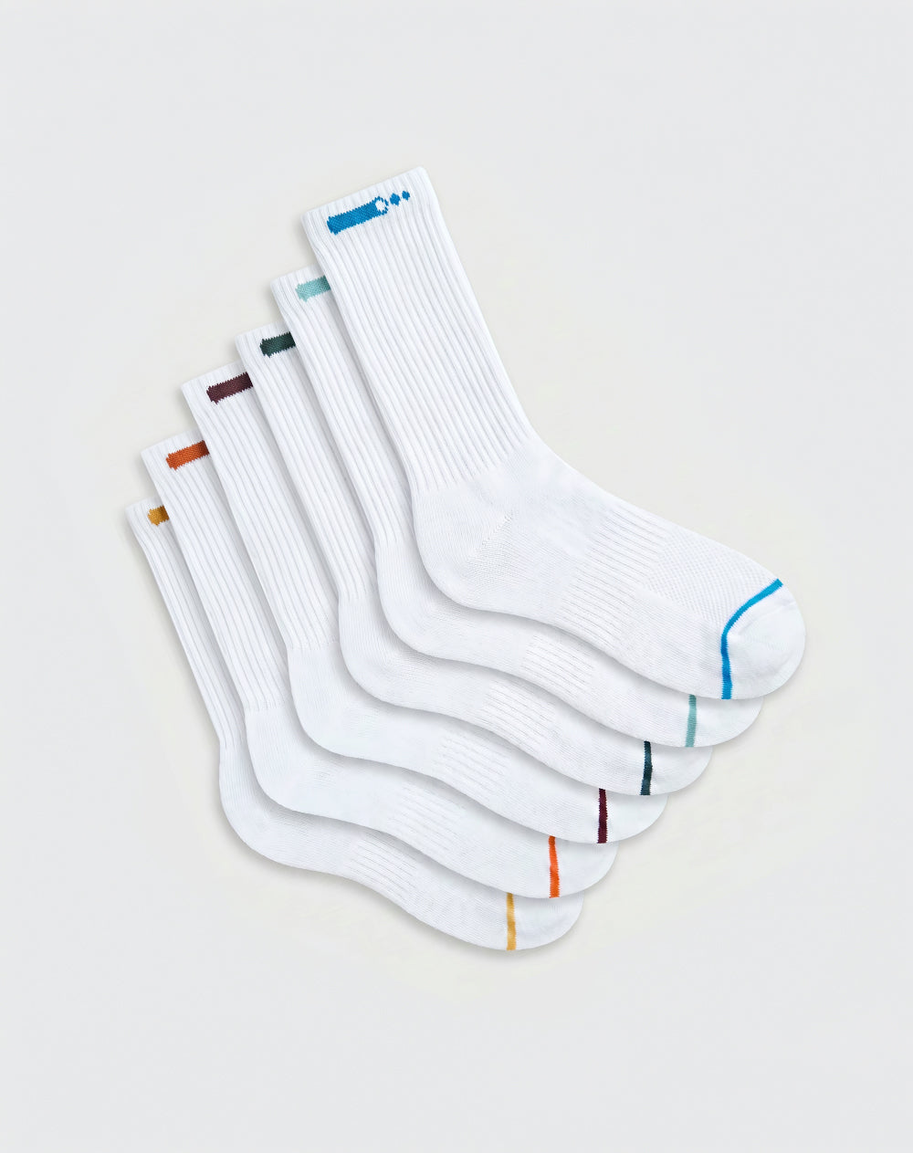 Medias deportivas largas unisex pack x6 surtido