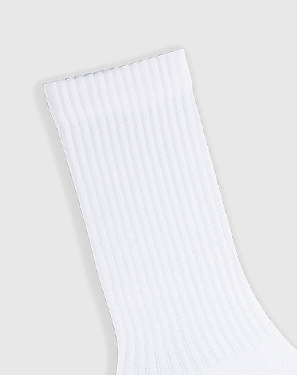 Medias deportivas mujer largas algodón pack x6 blanco