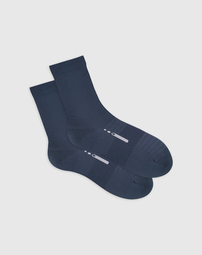 Medias deportivas unisex largas ciclismo azules