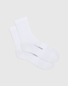 Medias deportivas unisex largas ciclismo blancas