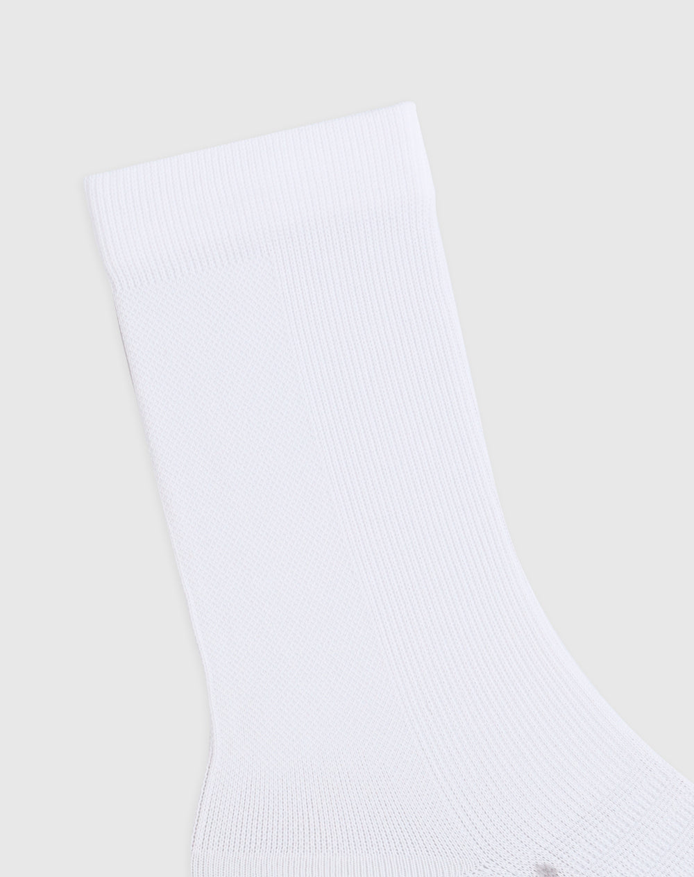 Medias deportivas unisex largas ciclismo blancas