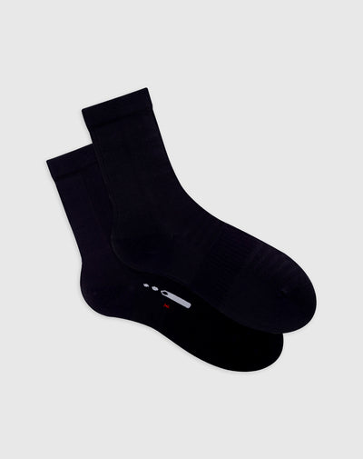 Medias deportivas unisex largas ciclismo negras