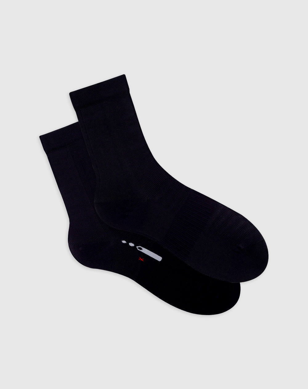 Medias deportivas unisex largas ciclismo negras
