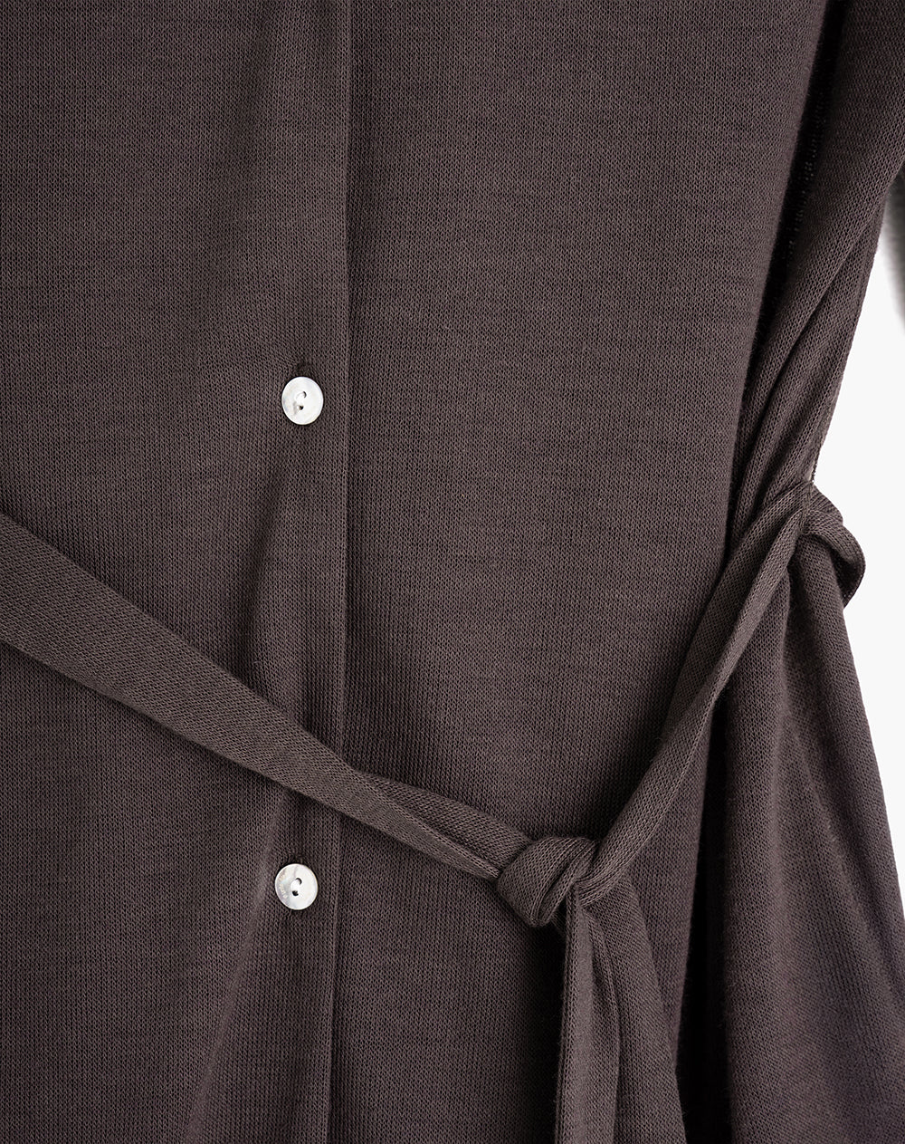 Buzo tipo kimono tejido de punto café mujer