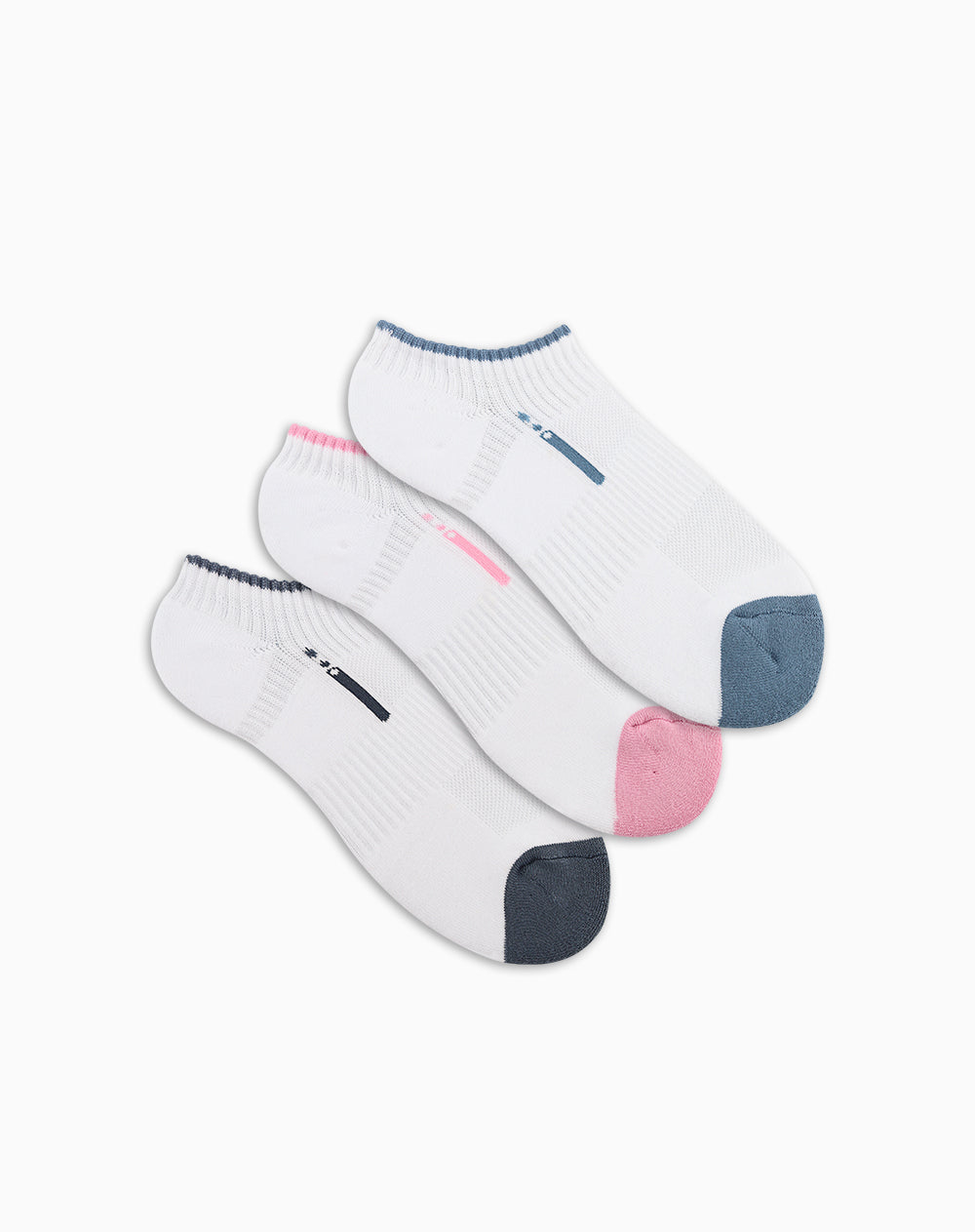 Medias deportivas mujer tobillera corta pack x3 surtido