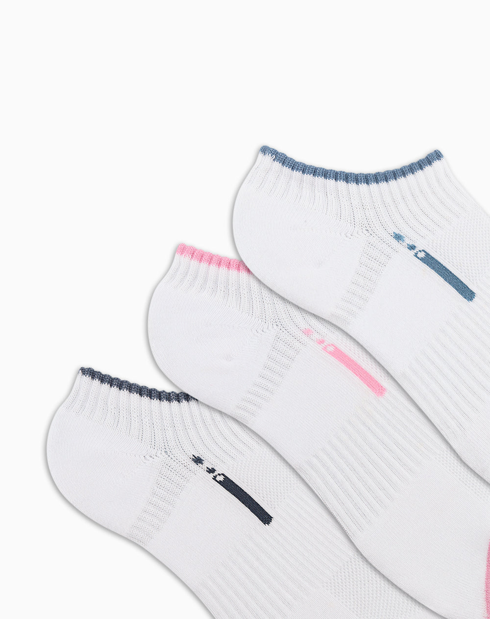 Medias deportivas mujer tobillera corta pack x3 surtido