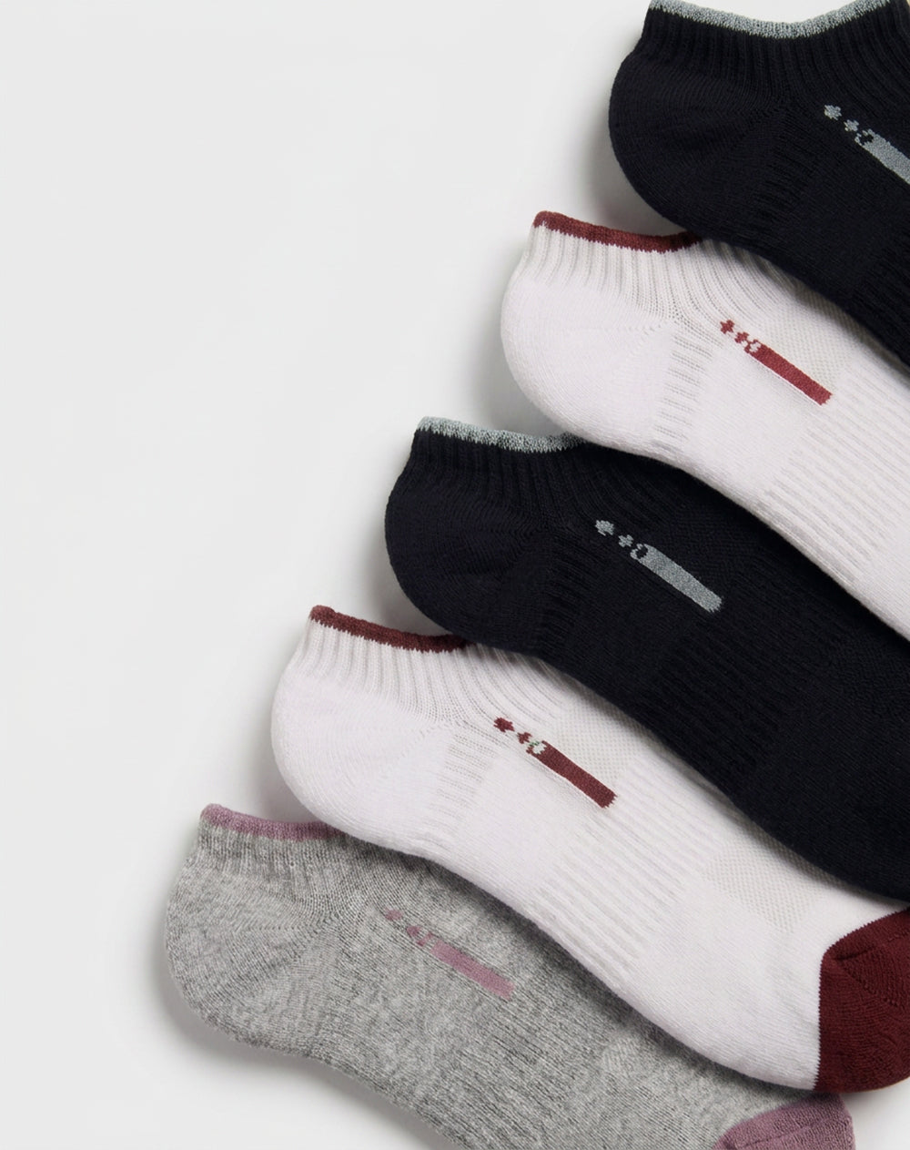 5 pares de medias tobilleras surtido