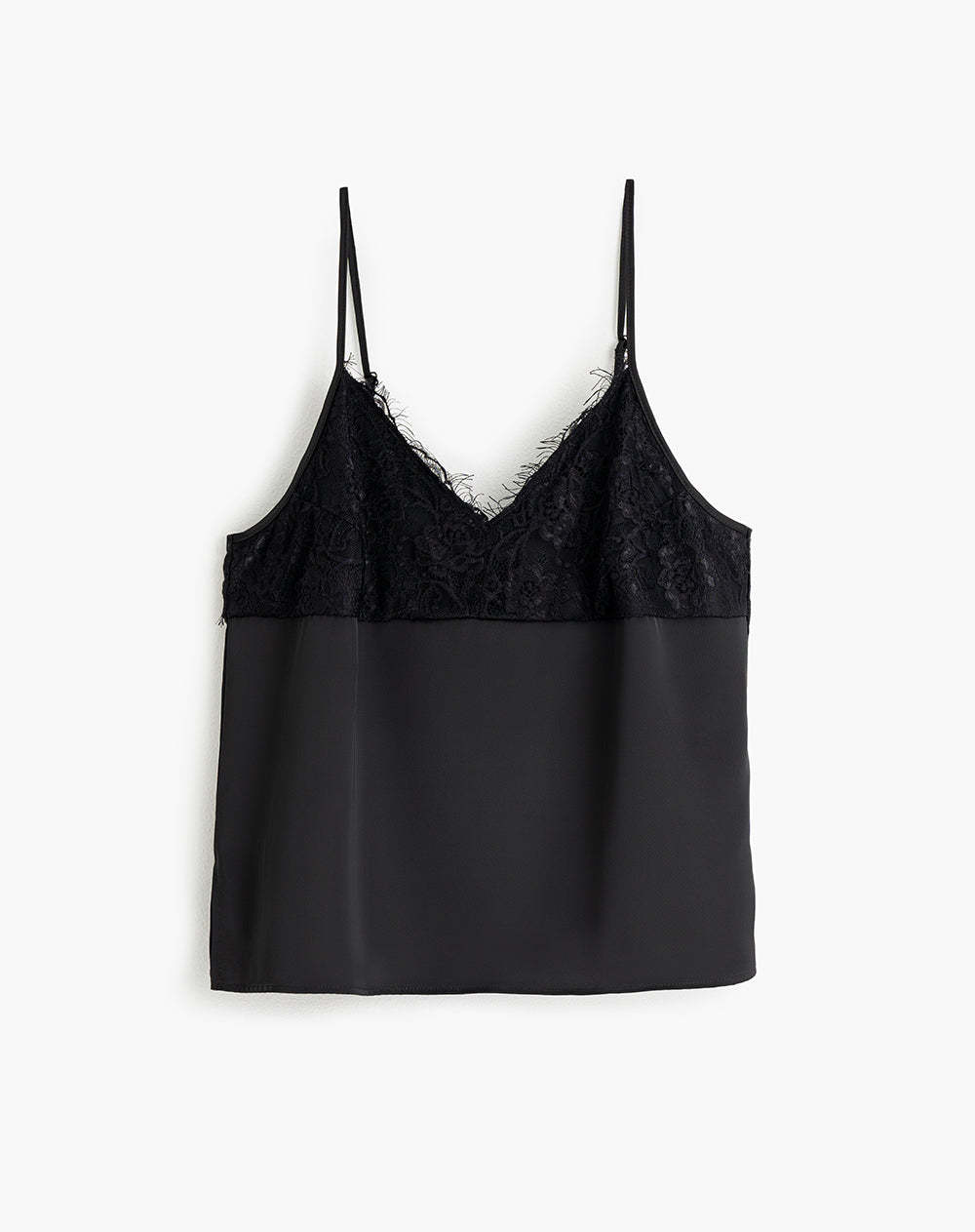 Blusa + falda satín negro mujer