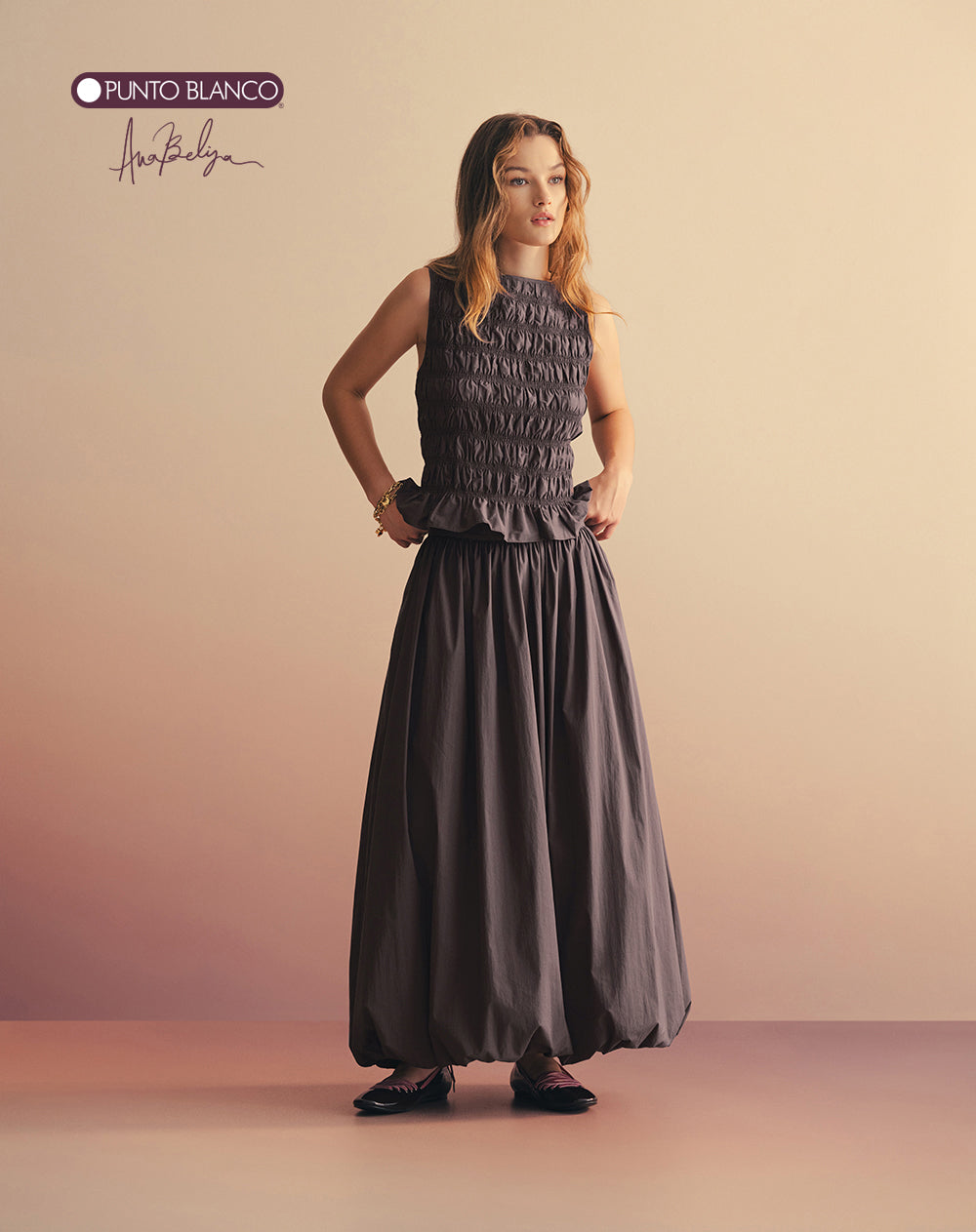 Falda larga bombacho Ana Beliza