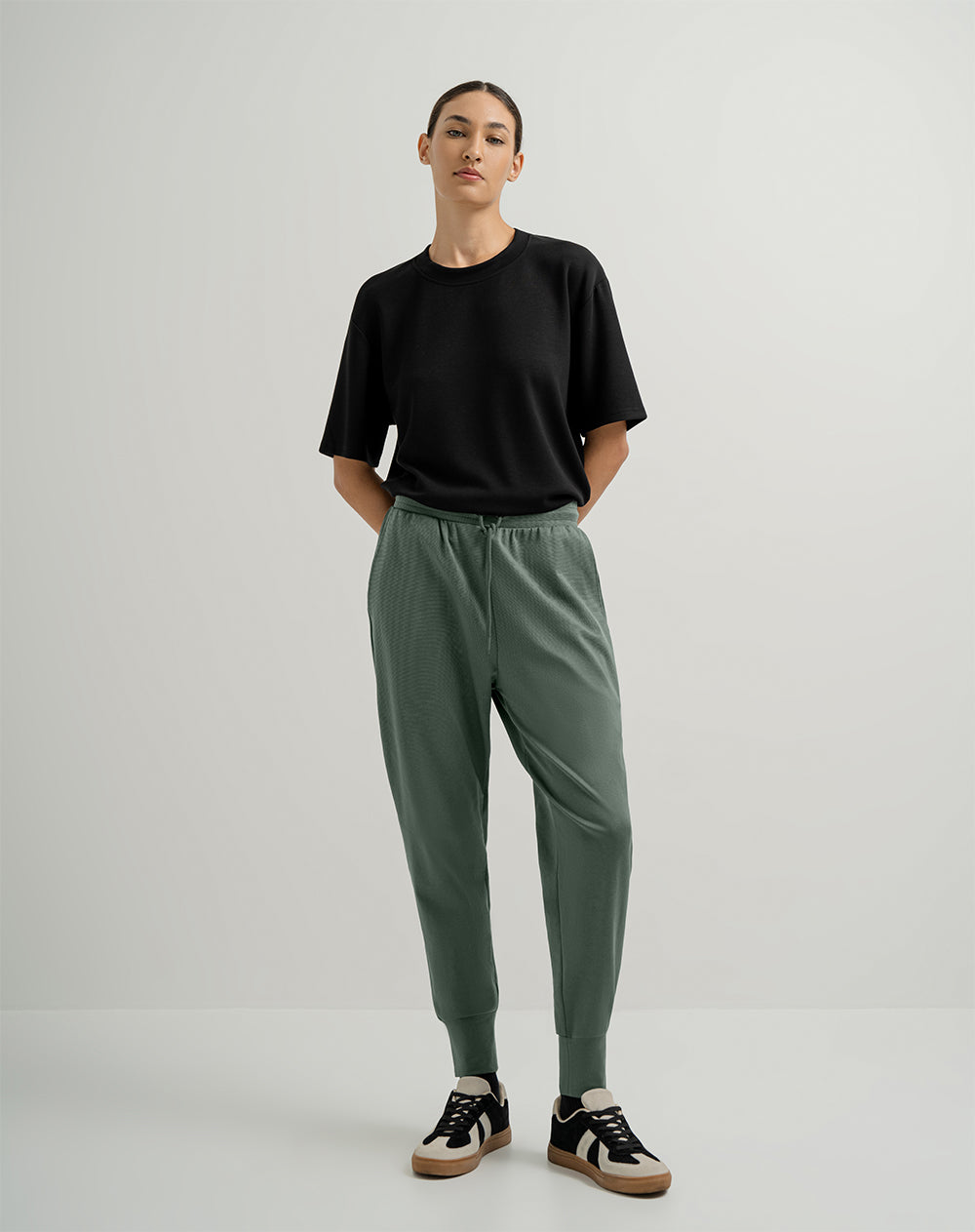 Pantalon Chandal Militar Mujer Verde Militar Pantalon Chandal