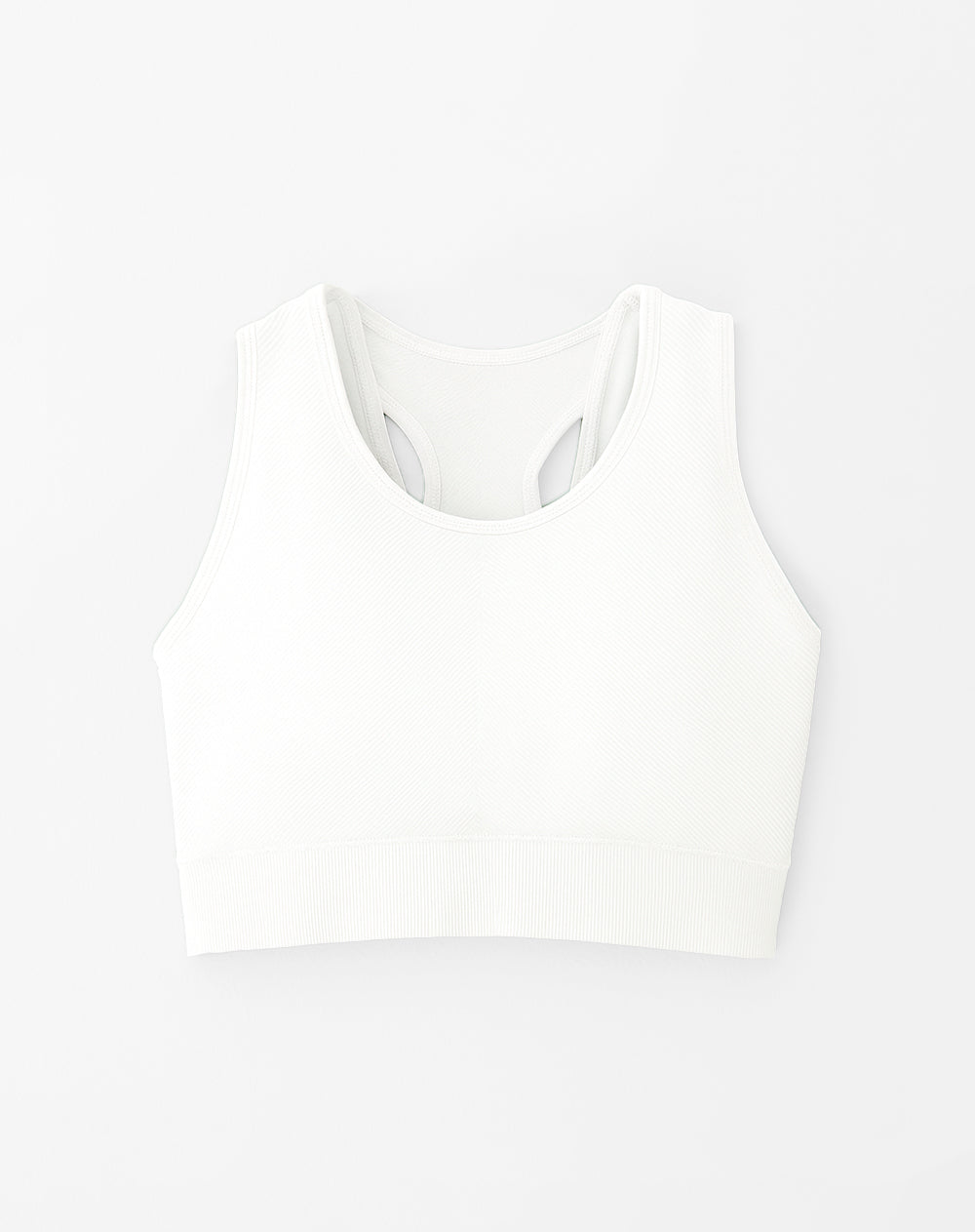 Top deportivo soporte alto seamless antibacterial habano