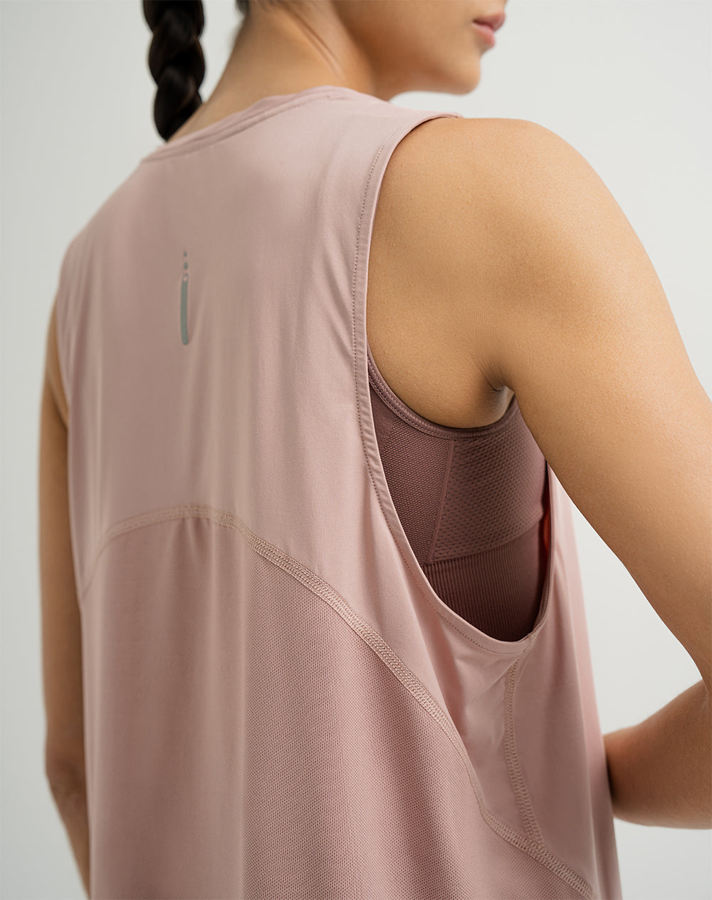 Camiseta esqueleto deportiva mujer control humedad palo rosa