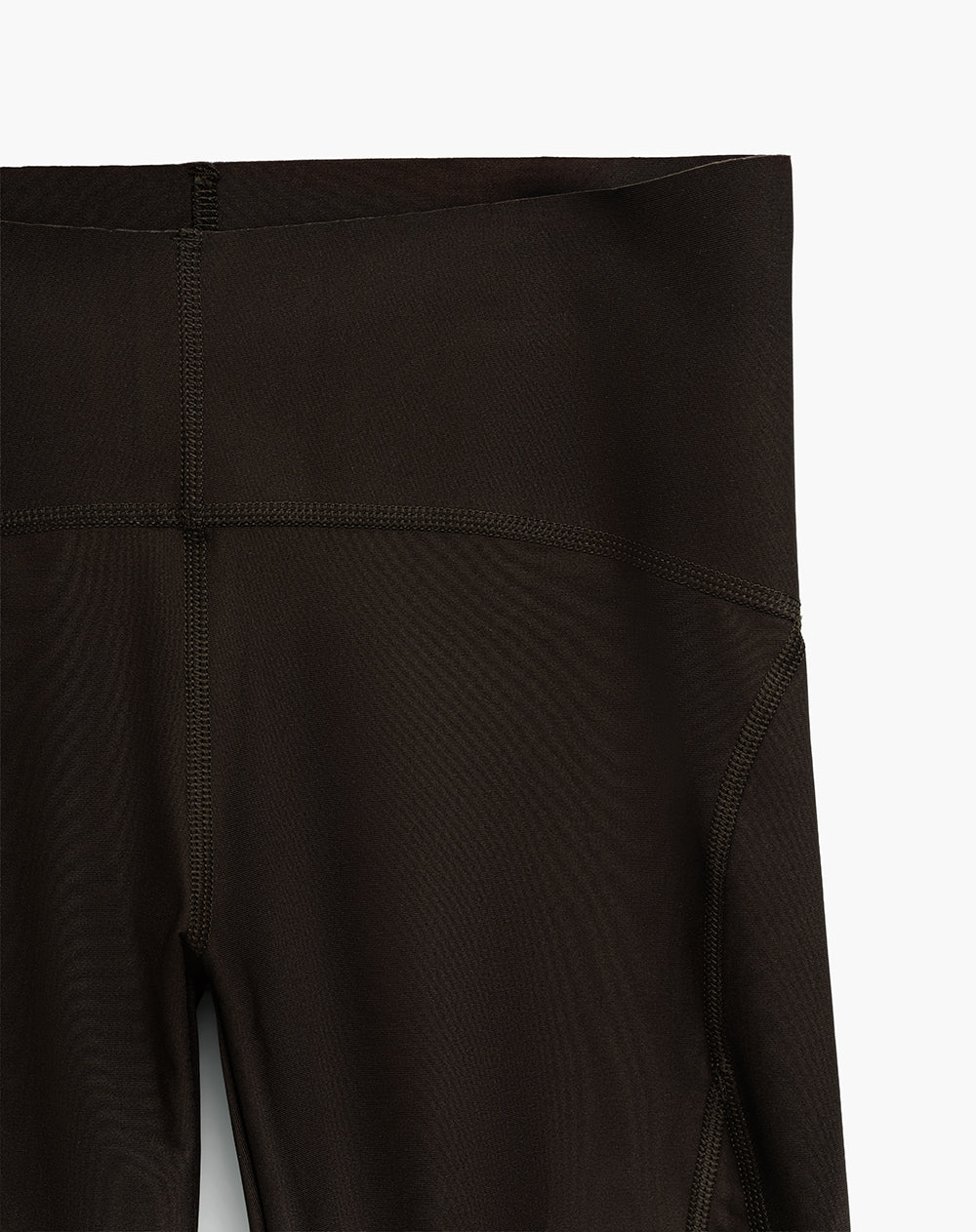 Legging deportivo control abdomen café mujer