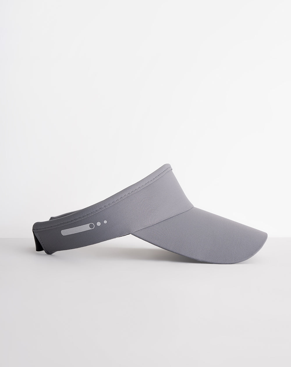 Visera deportiva gris unisex