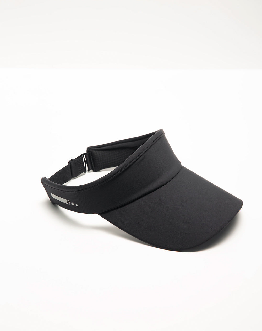 Visera deportiva negra unisex