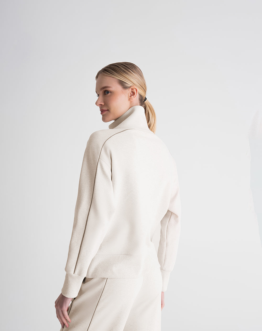 Chaqueta oversize habana mujer