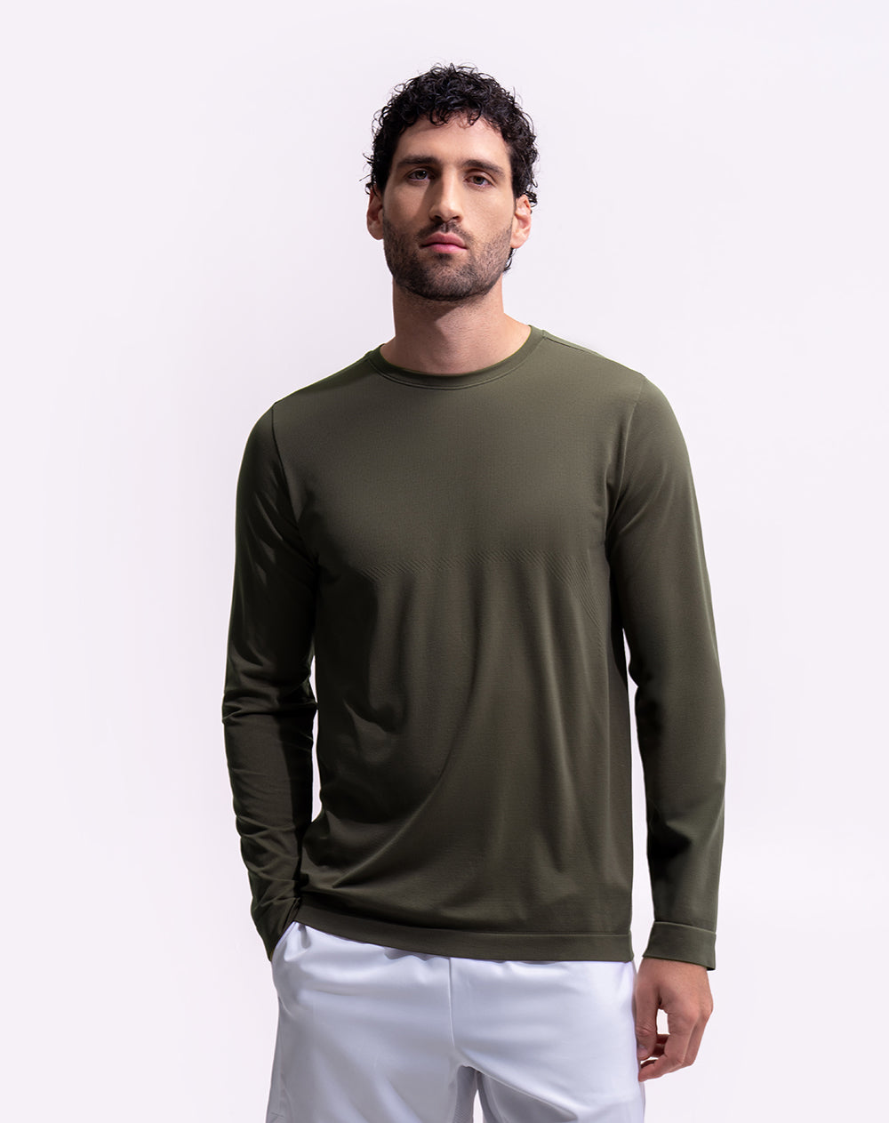 Camibuso deportivo slim control humedad verde hombre